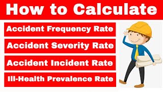 How to calculate Frequency Rate Severity Rate amp Incident Rate in Hindi  Health Prevalence Rate [upl. by Xaviera]