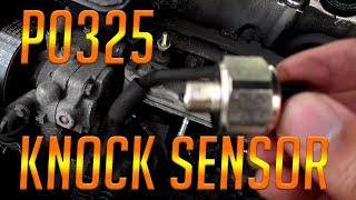 How to P0325 Knock sensor replacement Honda DIY [upl. by Accemahs]